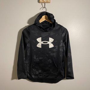 Under Armour Black Camo Loose Fit Hoodie Youth M